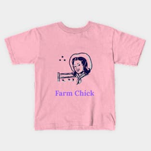 Farm Chick Kids T-Shirt